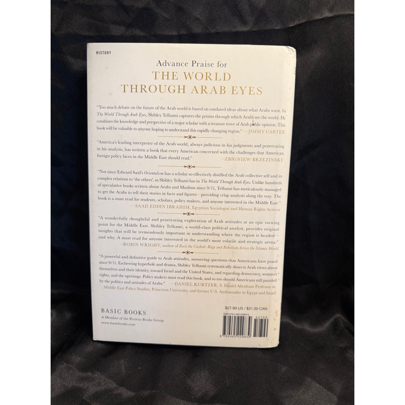 The World Through Arab Eyes Telhami hardcover new