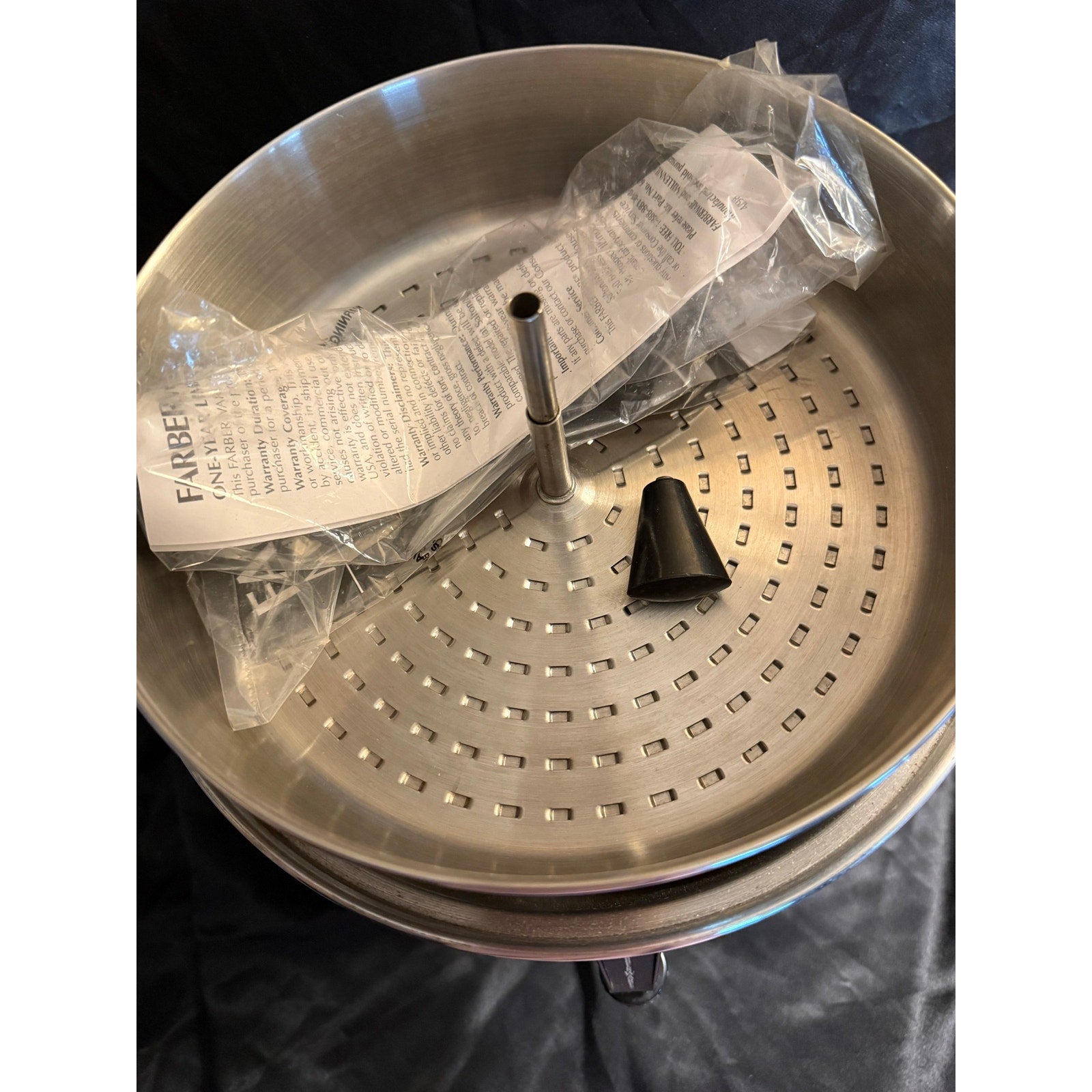 Vintage Never Used Farberware Model L-1360 Stainless Steel 12-36 Cup Automatic Coffee Urn Percolator