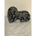 Hand Carved Snowflake Obsidian Figurine Chinese Zodiac Year of the Dog 1.5” tall