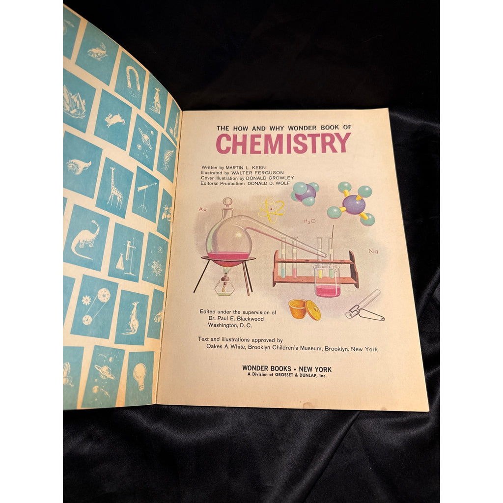 Vintage 1961 The How And Why Wonder Book of Chemistry