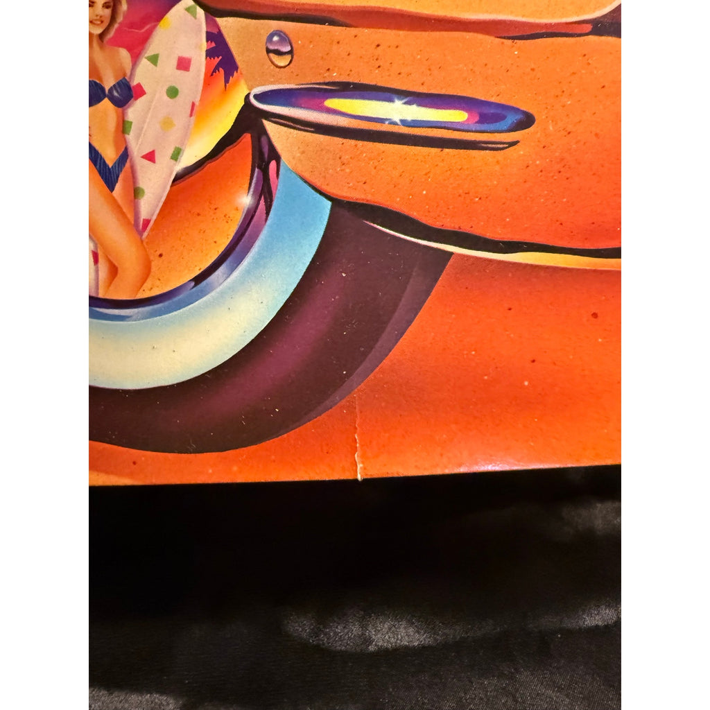 Vintage 1989 Lisa Frank Classic Car Trends Blowouts pocket folder
