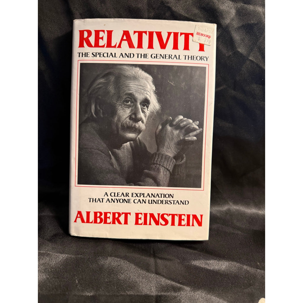 Vintage hardcover copy of "Relativity: The Special and the General Theory" by Albert Einstein