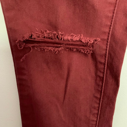 Billabong Women’s Jeans Size 26 Burnt Red Color