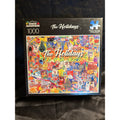 1,000 Piece Puzzle by White Mountain "The Holidays"  Brand New Sealed Christmas Santa