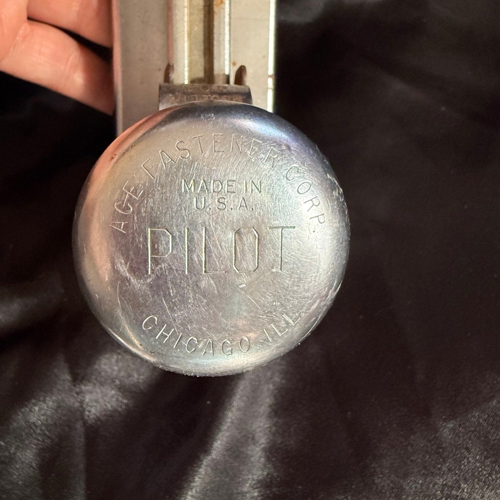 Vintage Pilot Stapler Model No. 402 Ace Fastener Corp. Chicago USA