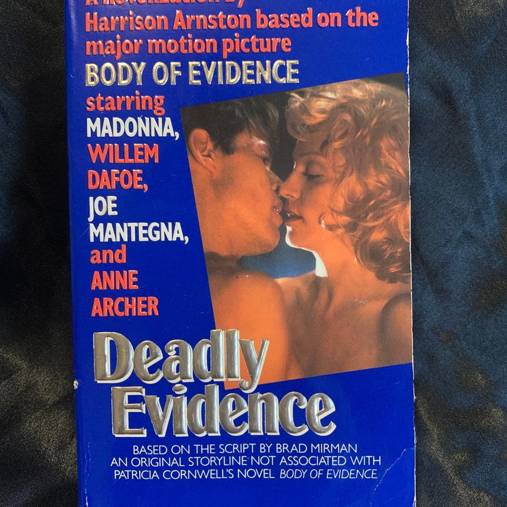 Vintage Paperback DEADLY EVIDENCE 1993 based on MADONNA film Body of Evidence