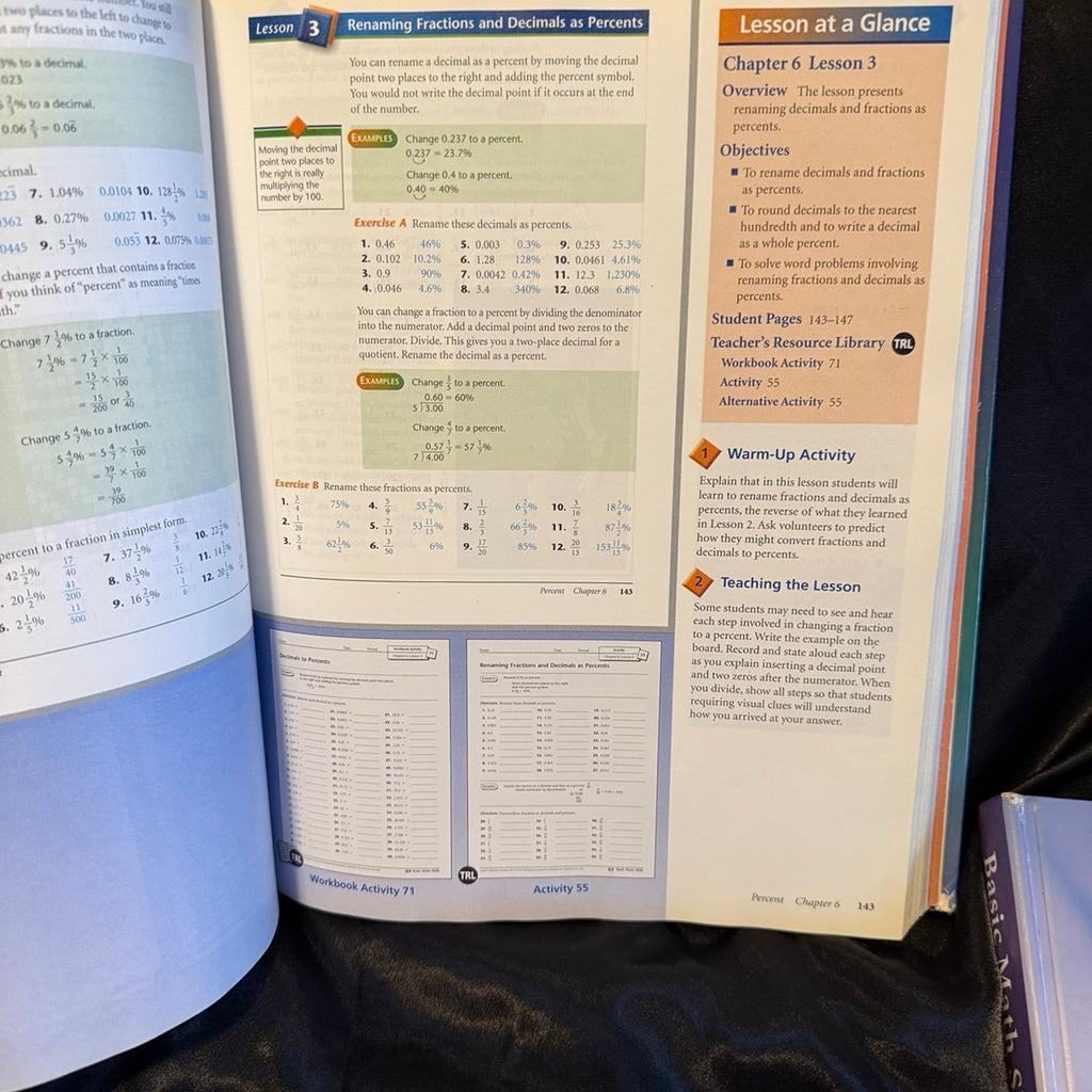 AGS Basic Math Skills Student and Teacher Text books