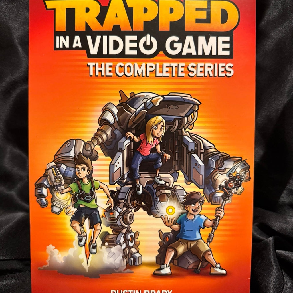 Trapped in a Video Game The Complete Series 5 book box collection Dustin Brady