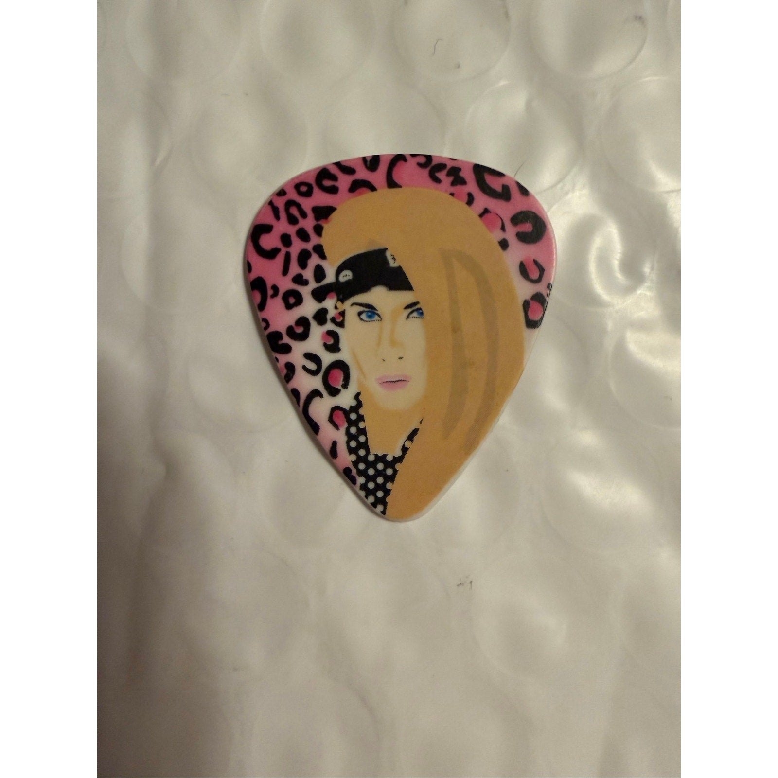 Steel Panther former Bassist Lexxi Foxx guitar pick used at Paramount Theater show, Huntington NY 2014
