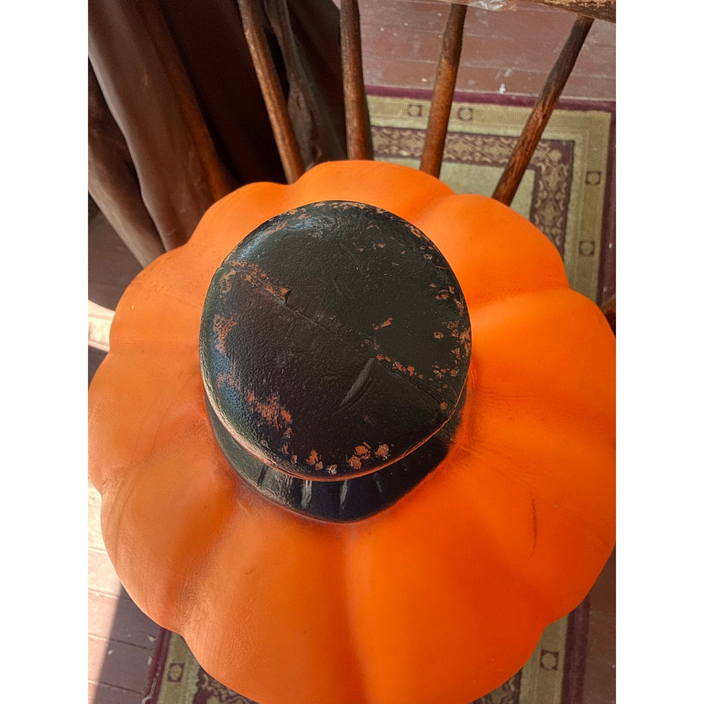 Vintage 80’s Empire Plastic Blow Mold Pumpkin Halloween Jack-o-Lantern 23”