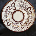 Antique Copper luster ware Gray's Pottery Stroke-on-Trent England 8” Saucer
