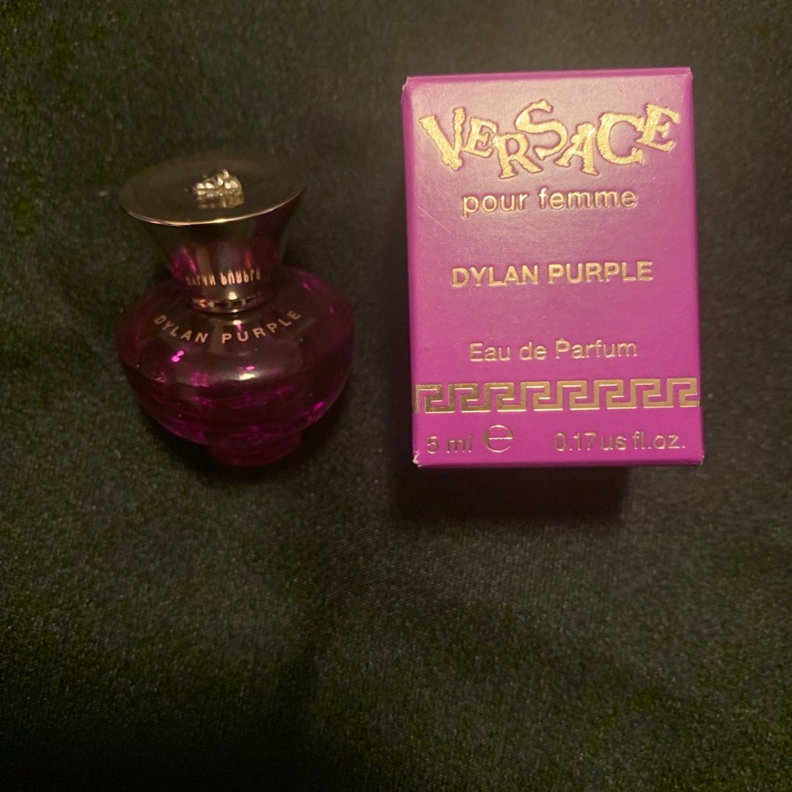 Versace Dylan Purple eau de Parfum 0.17 fl oz Travel Size Bottle NWT