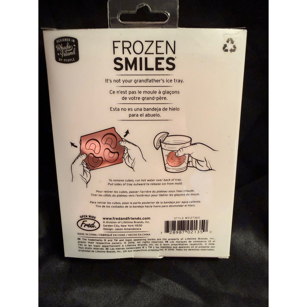 Fred Frozen Smiles Silicone Ice mold Novelty Party Denture Shaped NIB