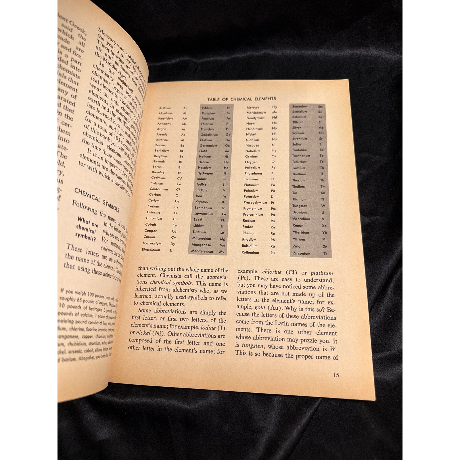 Vintage 1961 The How And Why Wonder Book of Chemistry