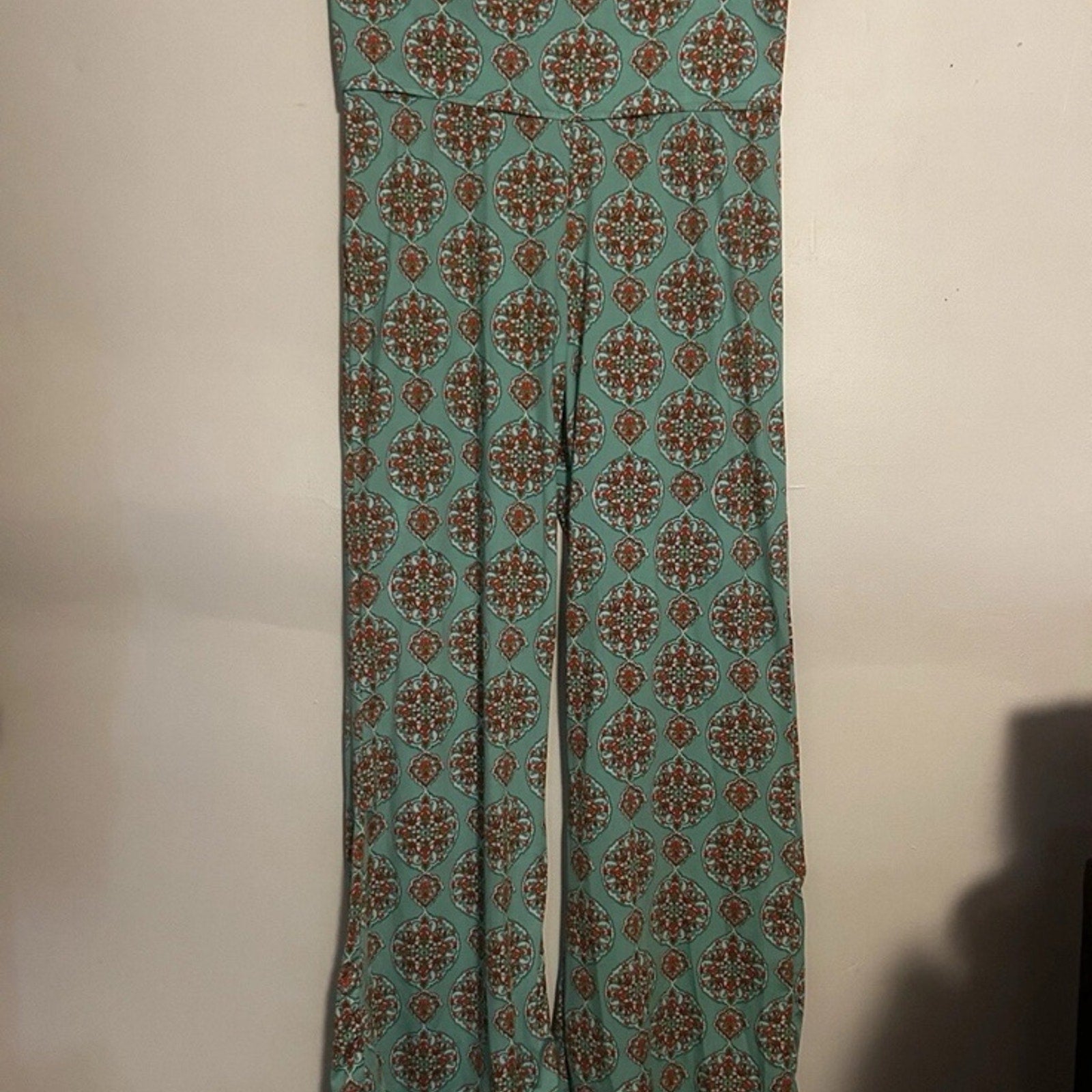 Cabana Life UPF 50+ Sun Protective Palazzo Pants Maldives Pattern Size M
