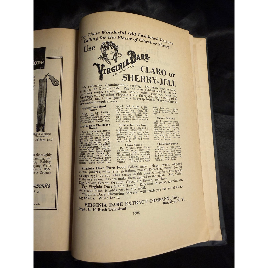 Antique Book 1935 “Ida Bailey Allen's Modern Cook Book"