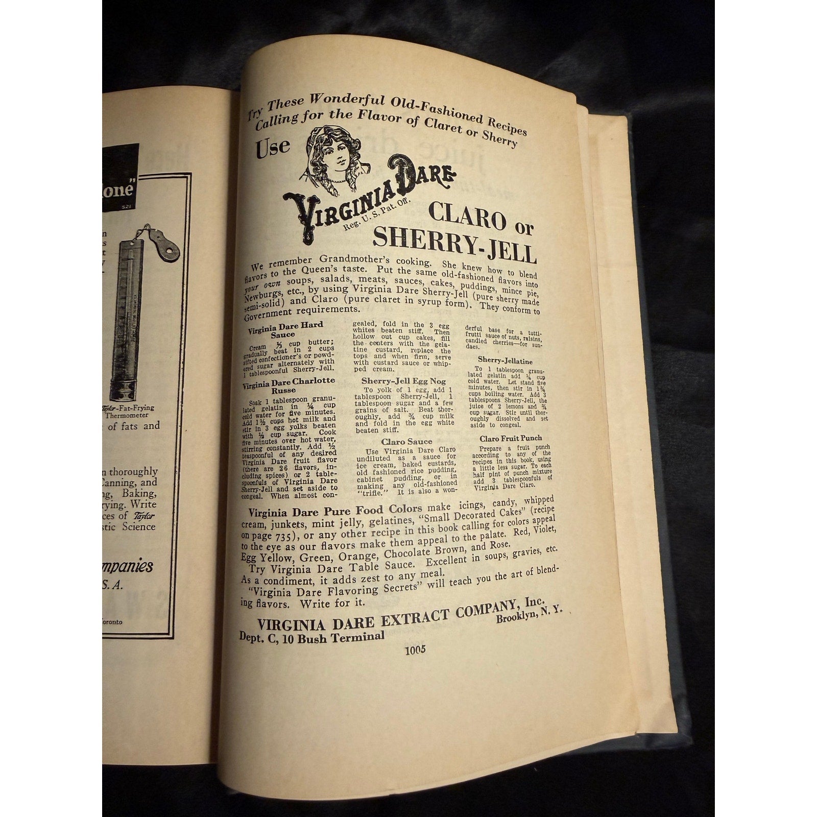 Antique Book 1935 “Ida Bailey Allen's Modern Cook Book"