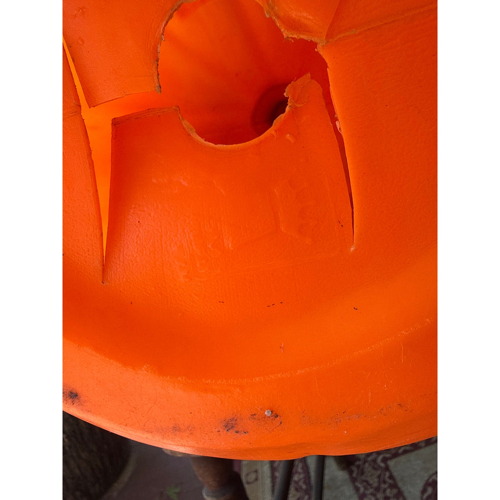 Vintage 80’s Empire Plastic Blow Mold Pumpkin Halloween Jack-o-Lantern 23”