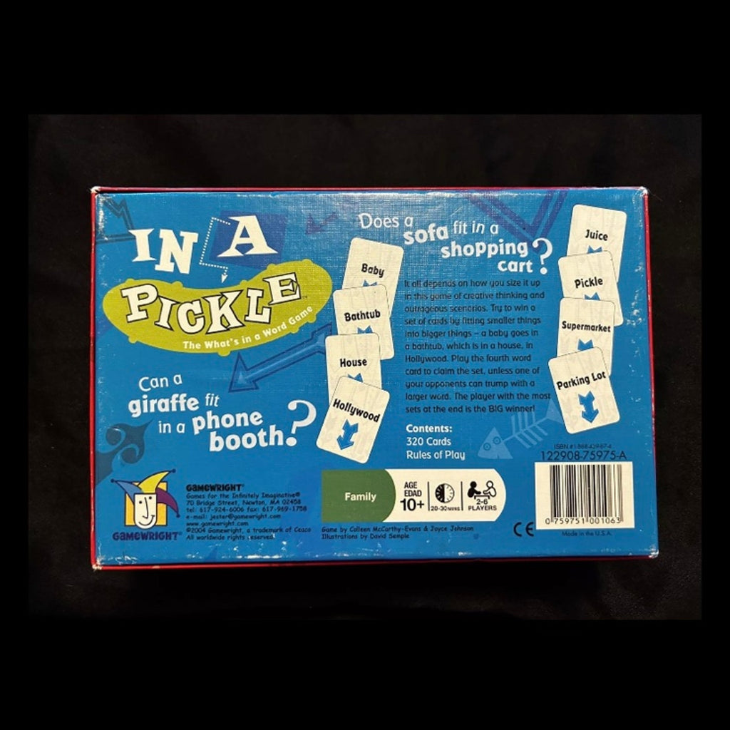 In a Pickle Card Game - By Gamewright 2-6 Players Complete