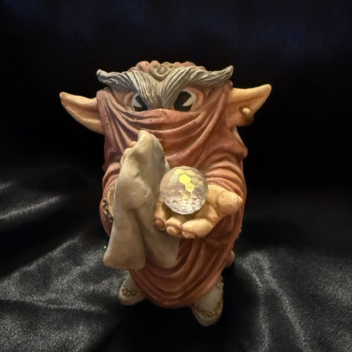 1988 Vintage World of Krystonia SHIGGER TROLL Figurine Artist Signed England