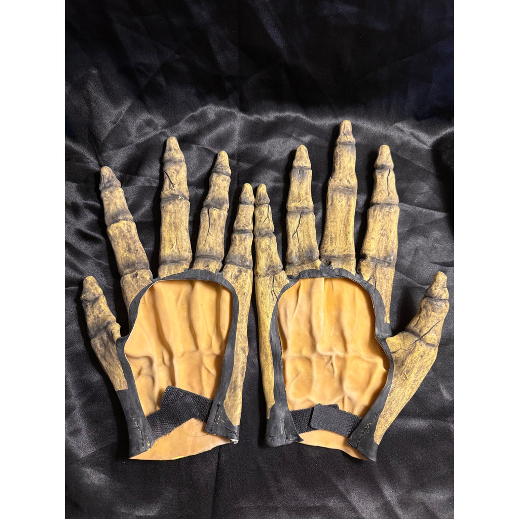 Adult OSFA Extra long Latex Skeleton Hands Halloween Costume Cosplay