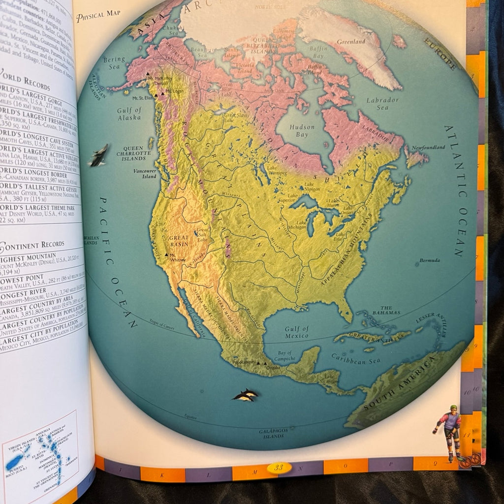 Readers digest Children’s Atlas of the world hardcover large detailed book