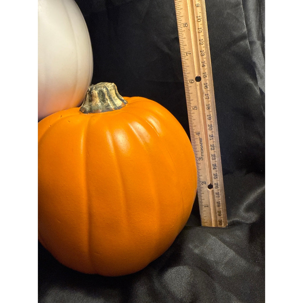 3 Uncarved foam pumpkins for crafting Halloween Fall 6” Funkins
