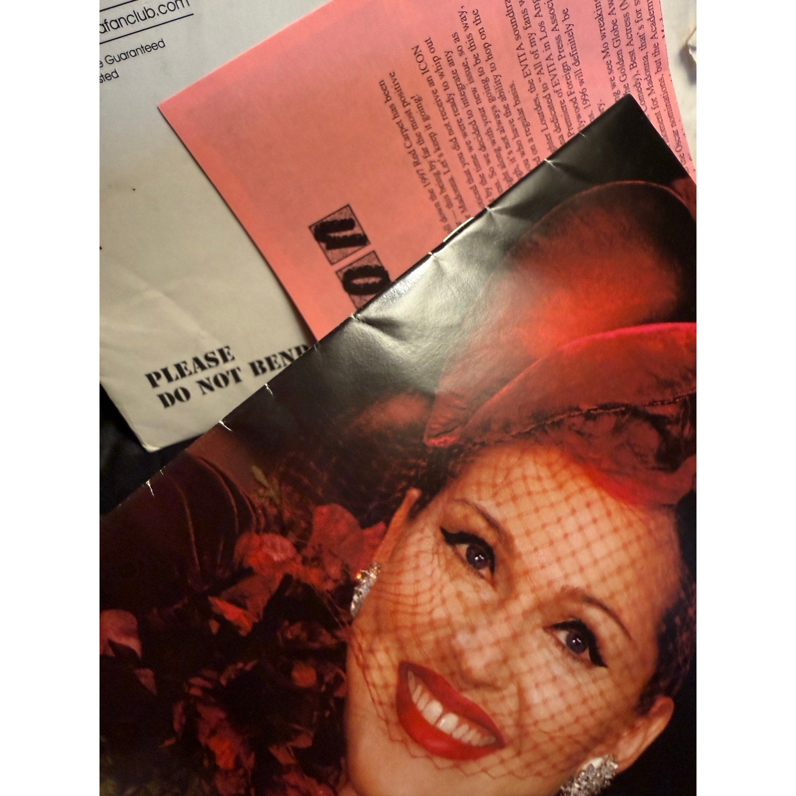 Madonna Icon OMFC Fan Club Magazine Issue Number 24 1997 still in mailer with club newsletter
