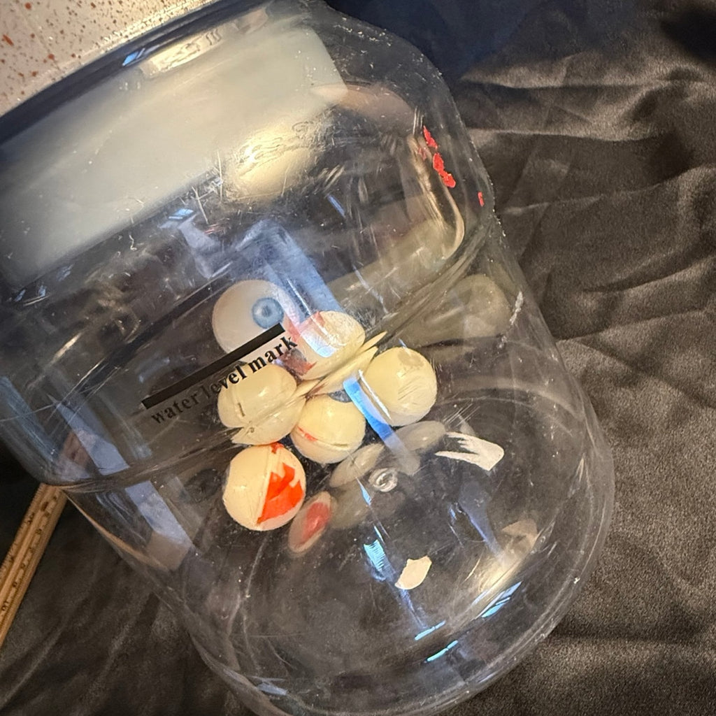 Vintage 2004 Doctor Shivers Animated Lighted Jar of Eyeballs