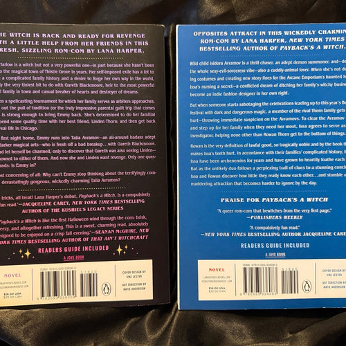 2 Lana Harper Novels Witches of Thistle Grove Series New Queer
