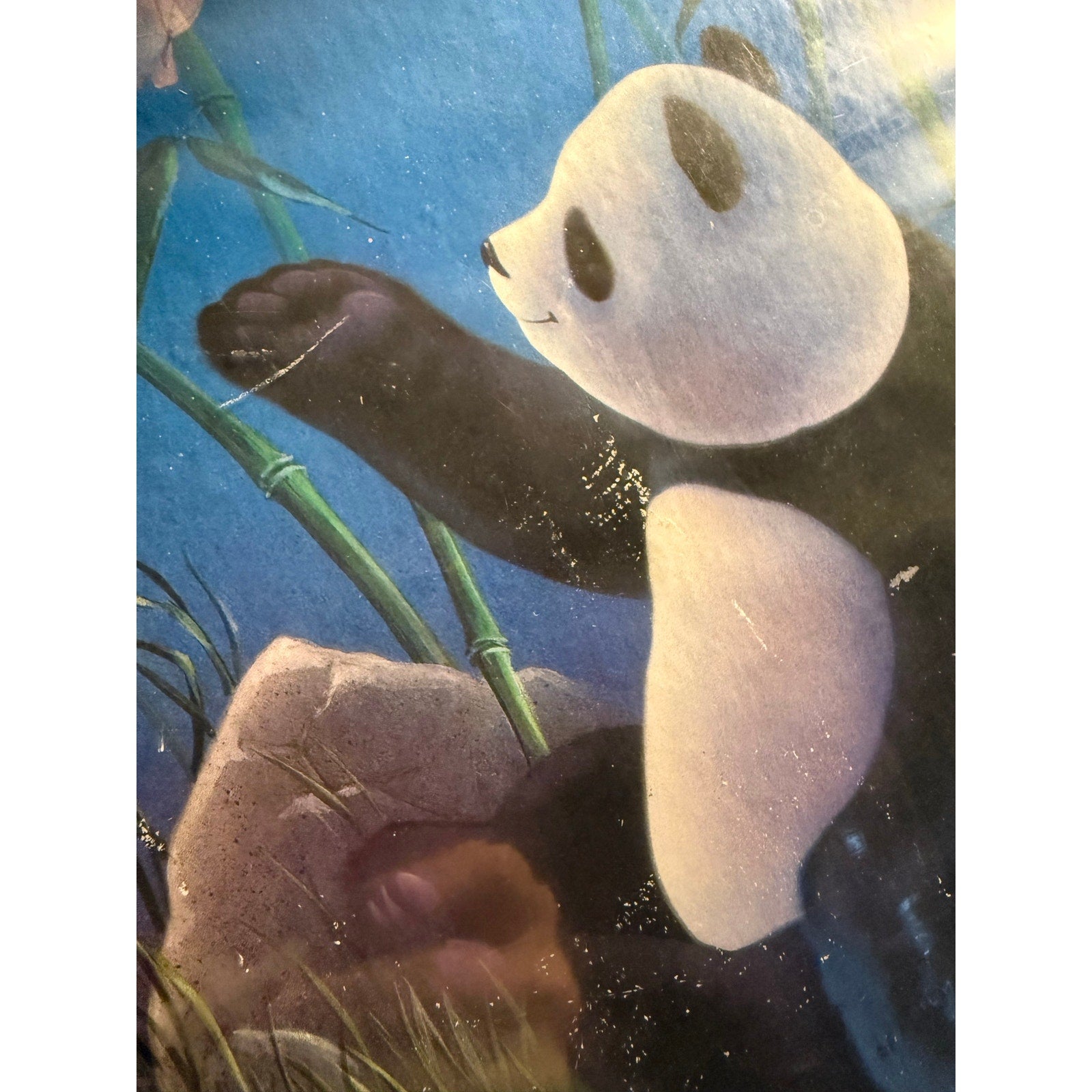 Vintage 90’s Mead Trapper Keeper Portfolio Binder with Zen Panda