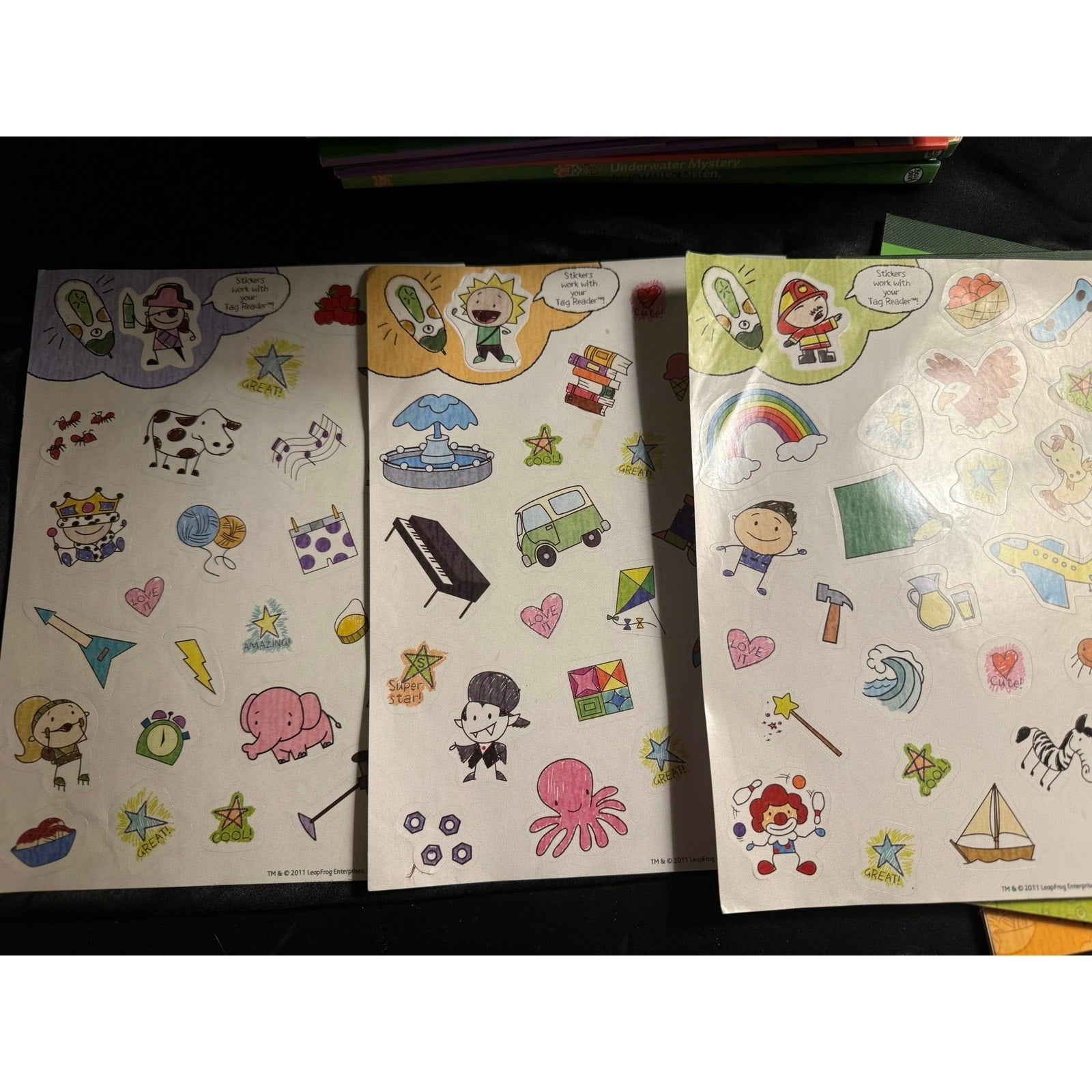 VTech Leap Frog Tag AND Leap Reader systems 39 books stickers Lot