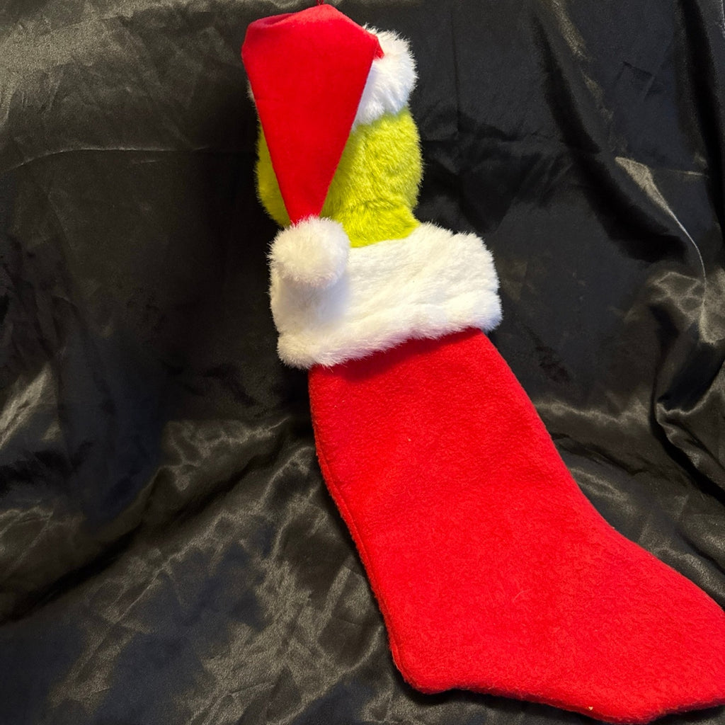 Vintage 1999 Hallmark Grinch Dr Seuss Christmas Stocking