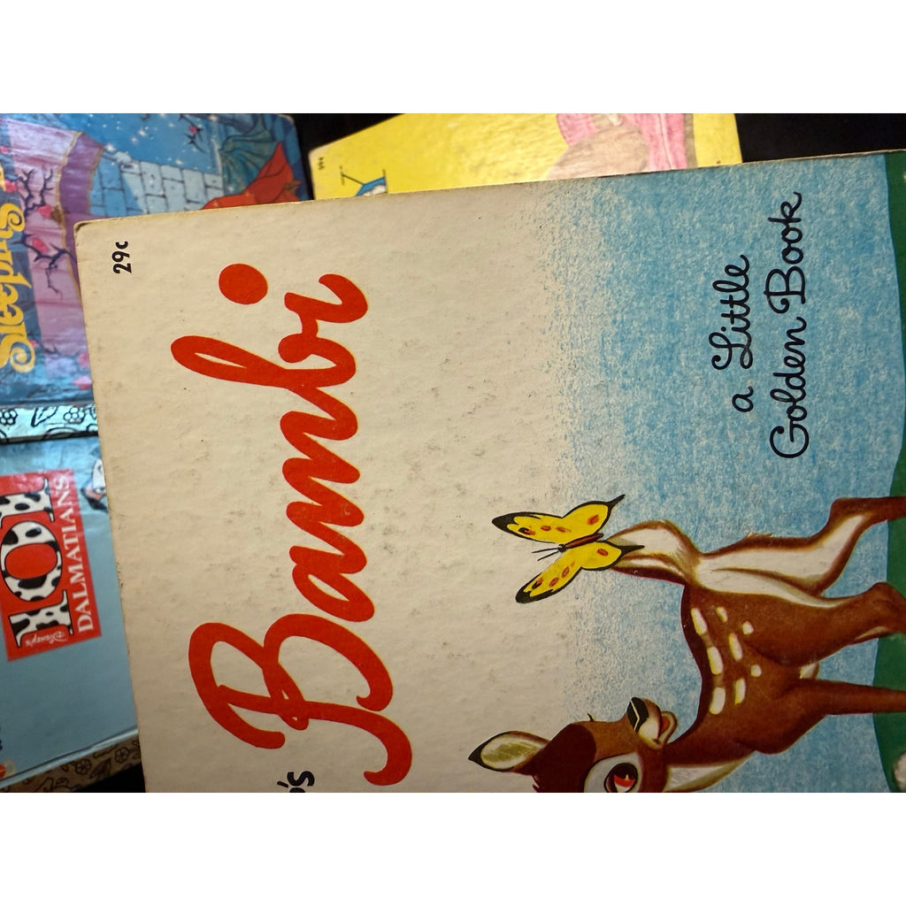 9 Vintage Disney Little Golden Books 40’s-00’s