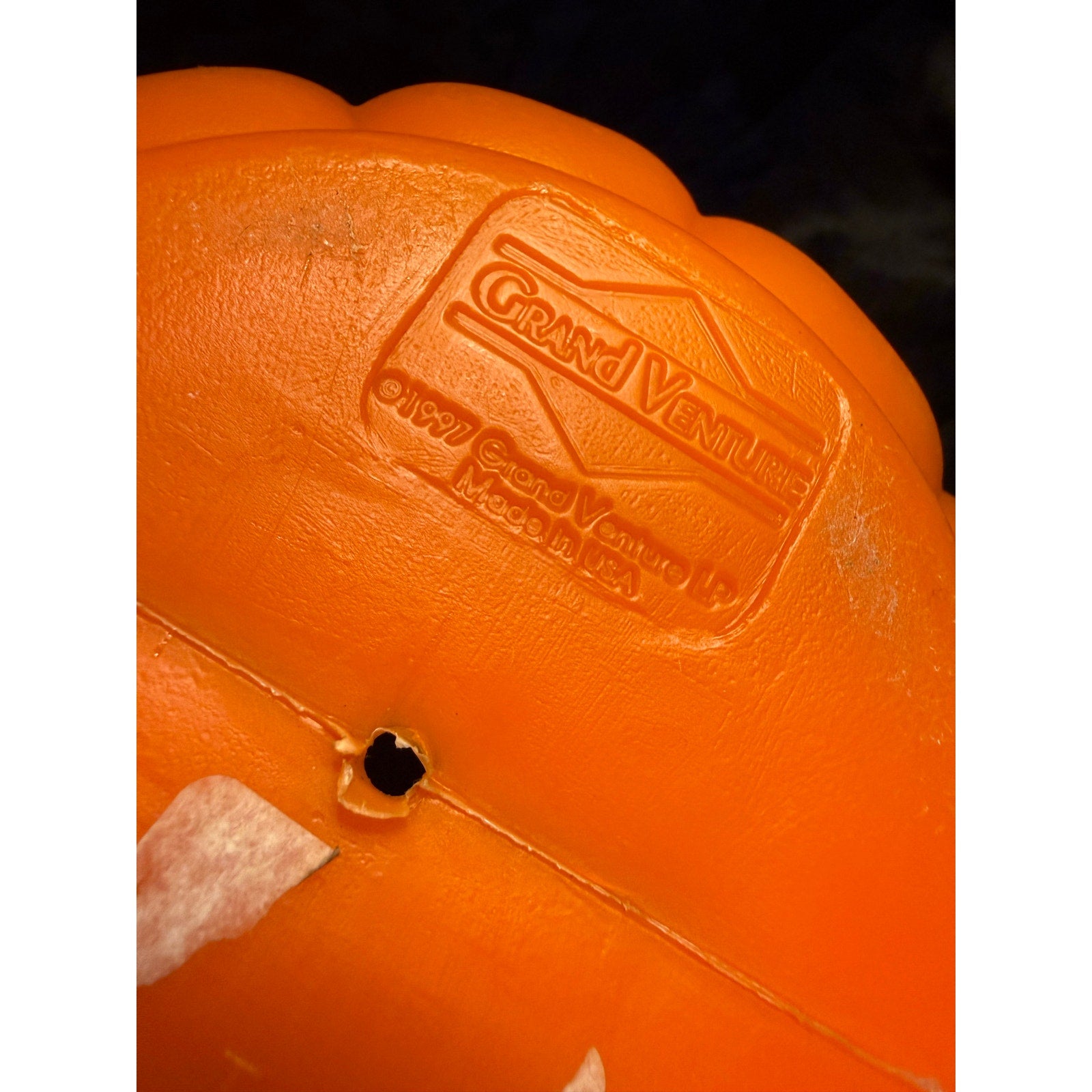 Vintage 90’s blow-mold Halloween trick-or-treat bucket EUC