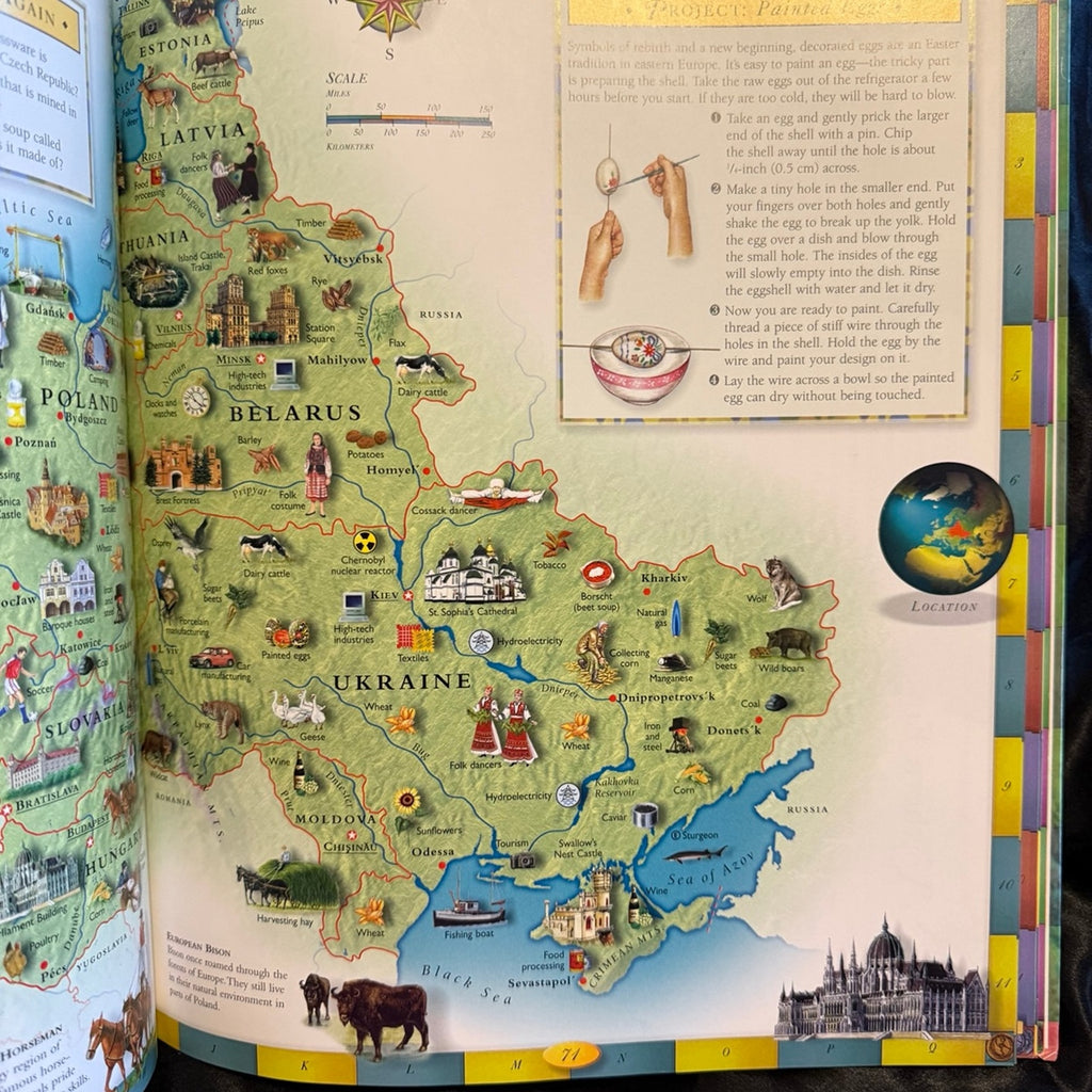 Readers digest Children’s Atlas of the world hardcover large detailed book