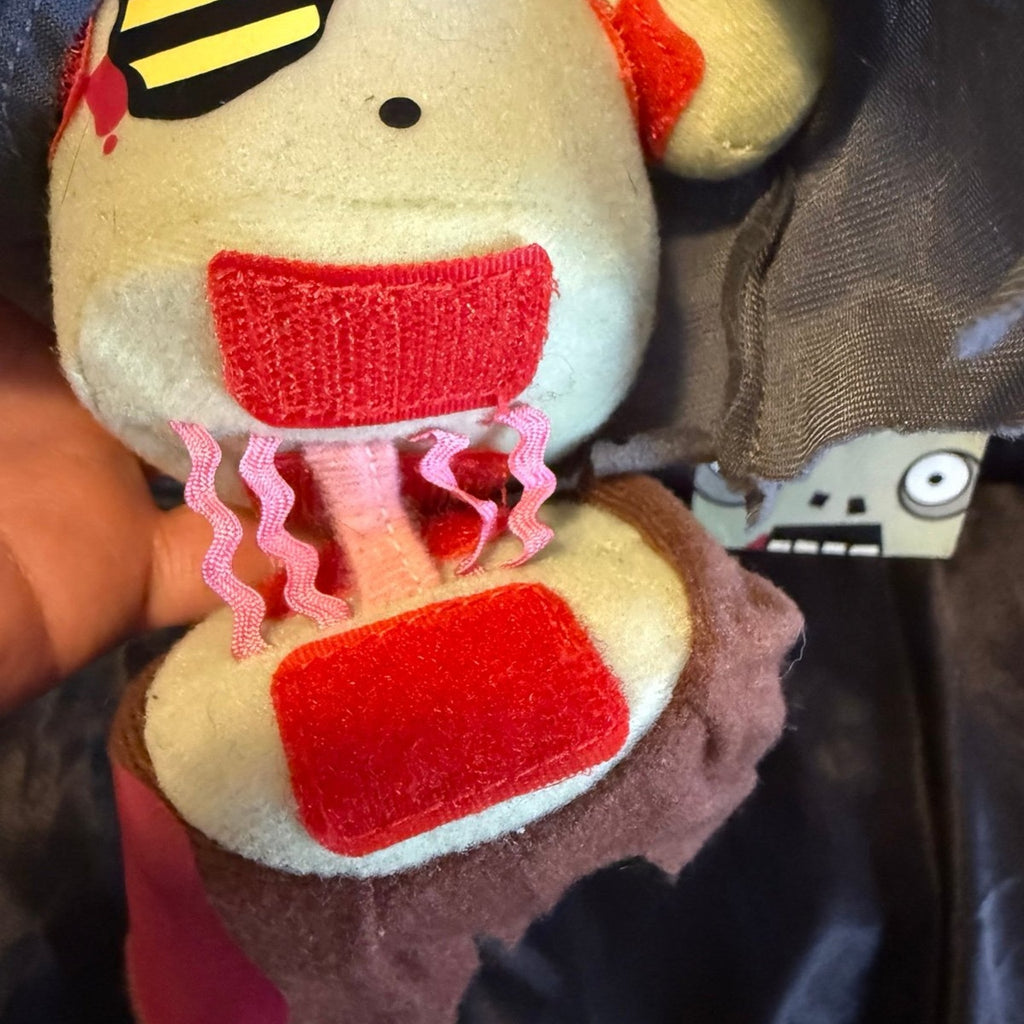 2008 Think Geek "Dismember Me" Zombie plushie Removable Limbs