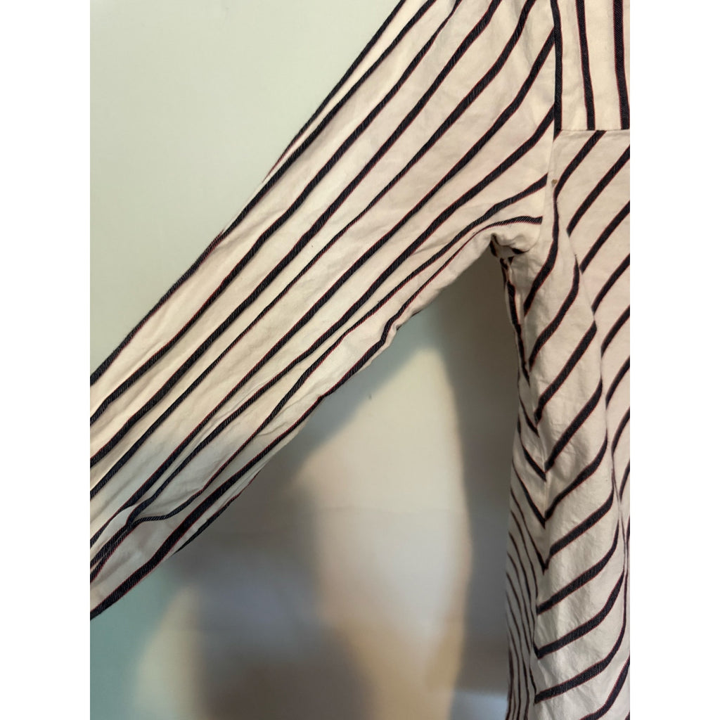 DREW Dillone Striped flare Button Down Sz S