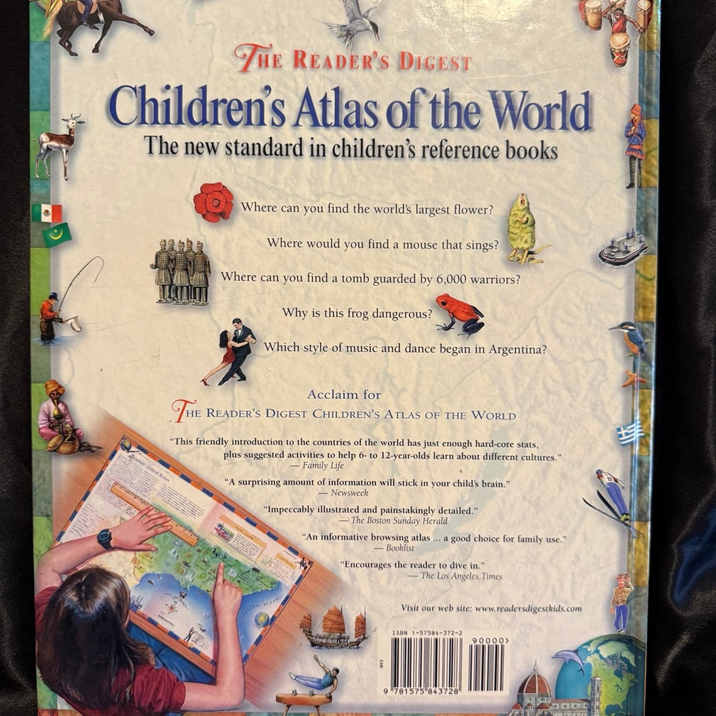 Readers digest Children’s Atlas of the world hardcover large detailed book