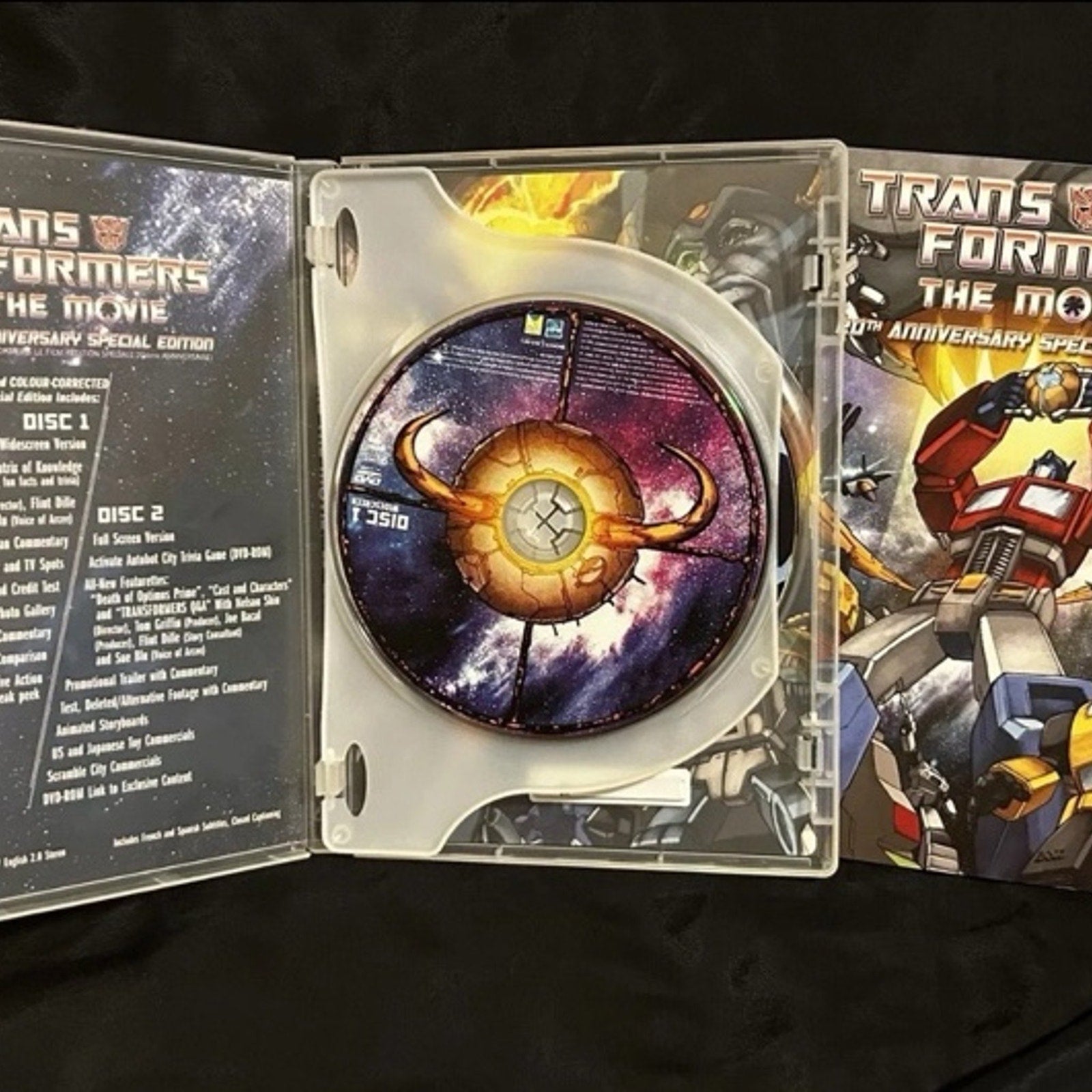 Transformers: The Movie (DVD) 2006 2-Disc Set 20th Anniversary Edition