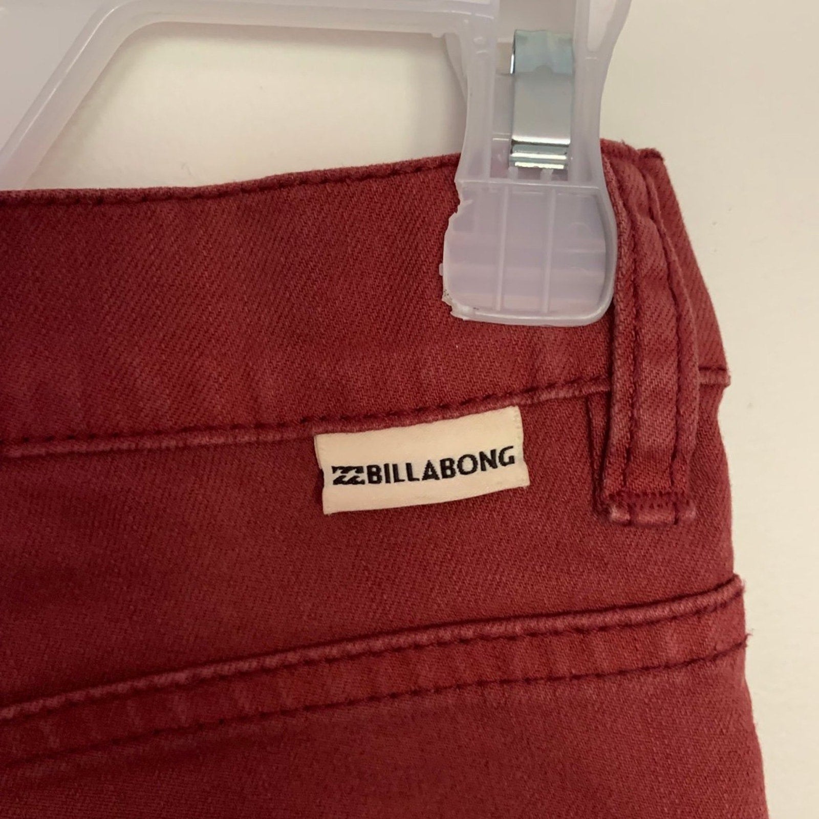 Billabong Women’s Jeans Size 26 Burnt Red Color