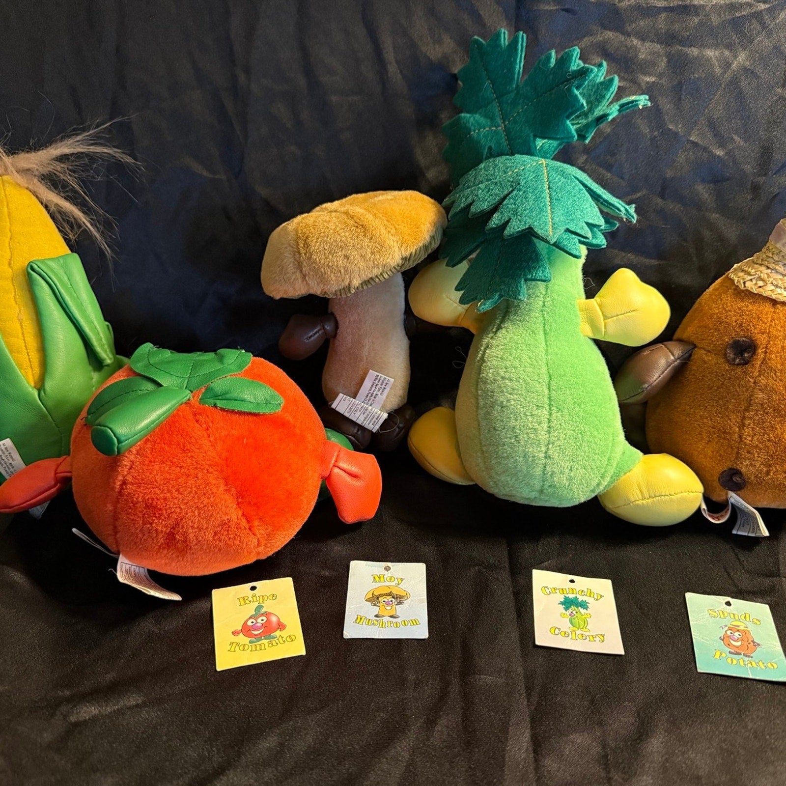 Vintage 90’s Toy Box Creations Vegetable Friends mushroom tomato