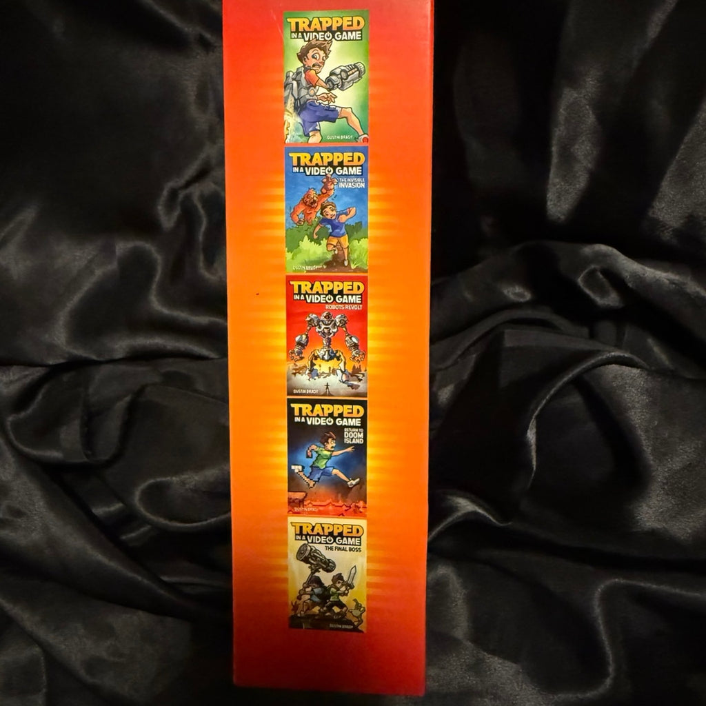 Trapped in a Video Game The Complete Series 5 book box collection Dustin Brady