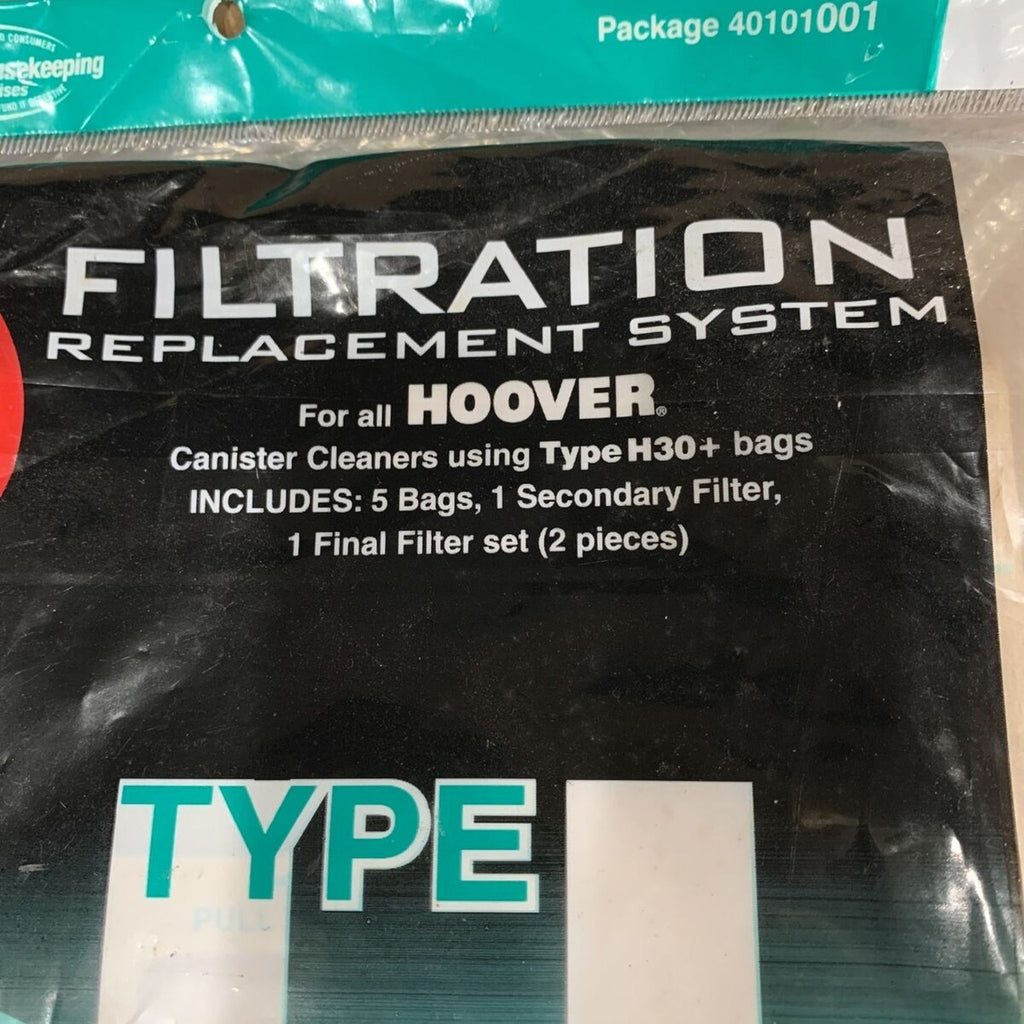Hoover H30 Vacuum Bags (5 bags & 2 Filters) Genuine Hoover Brand New Unopened