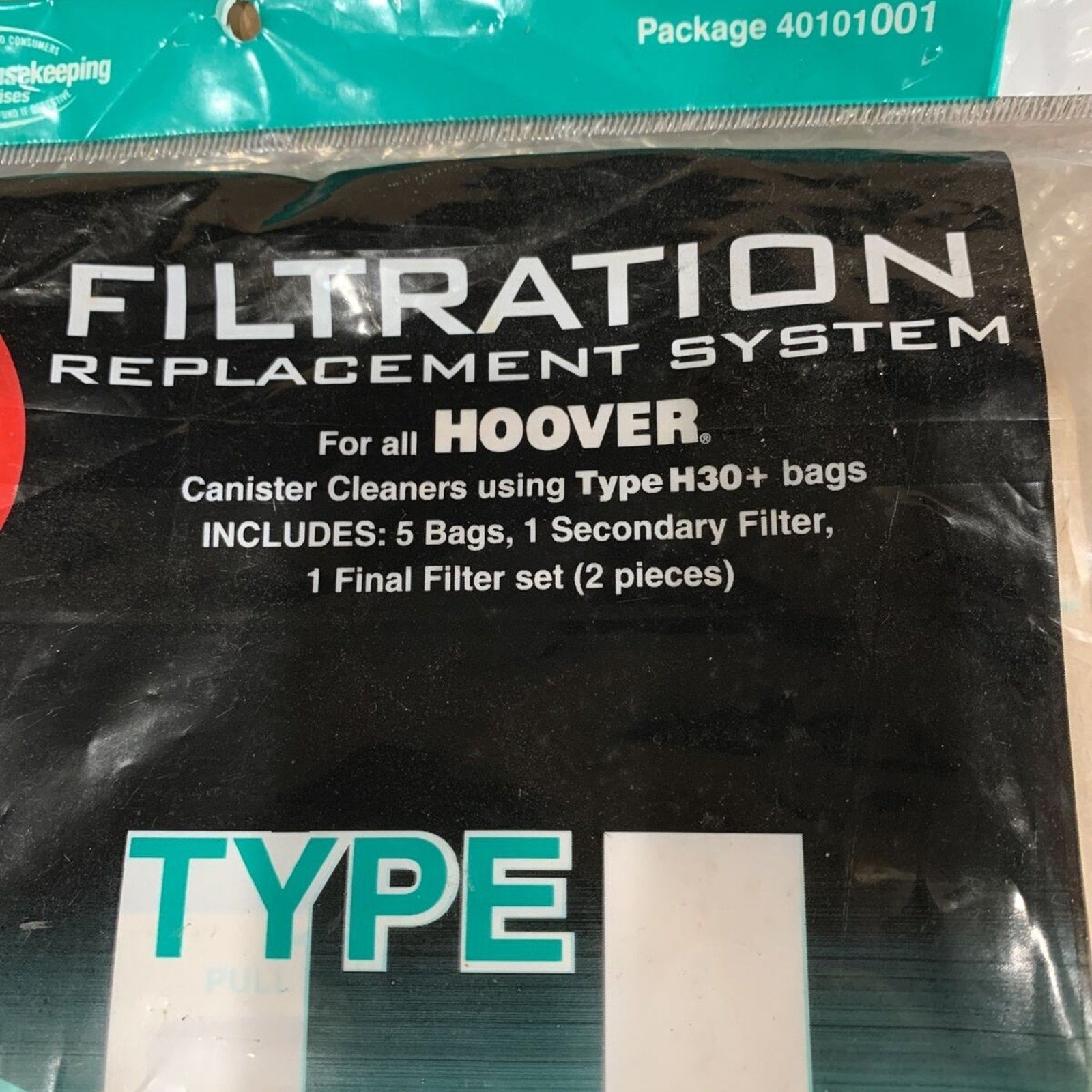 Hoover H30 Vacuum Bags (5 bags & 2 Filters) Genuine Hoover Brand New Unopened