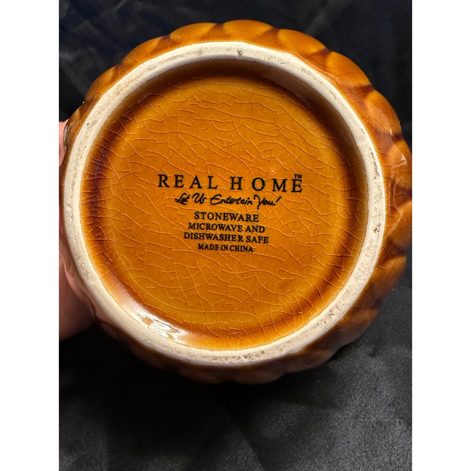 Vintage 70’s “Let Us Entertain You” Stoneware by Real Home 3.5”x 6.5”