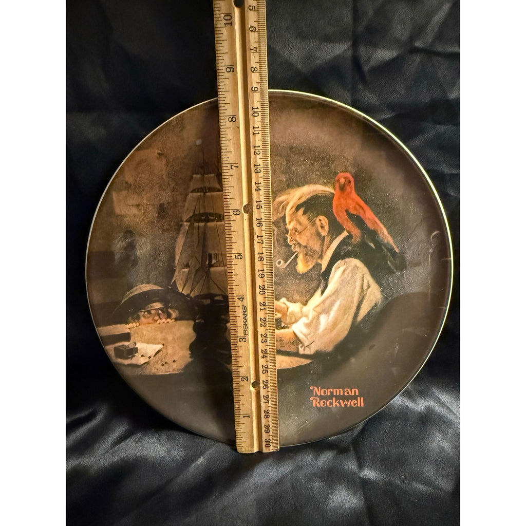 Vintage 1980 Norman Rockwell "The Ship Builder" Collector Plate - Limited Edition COA on Back