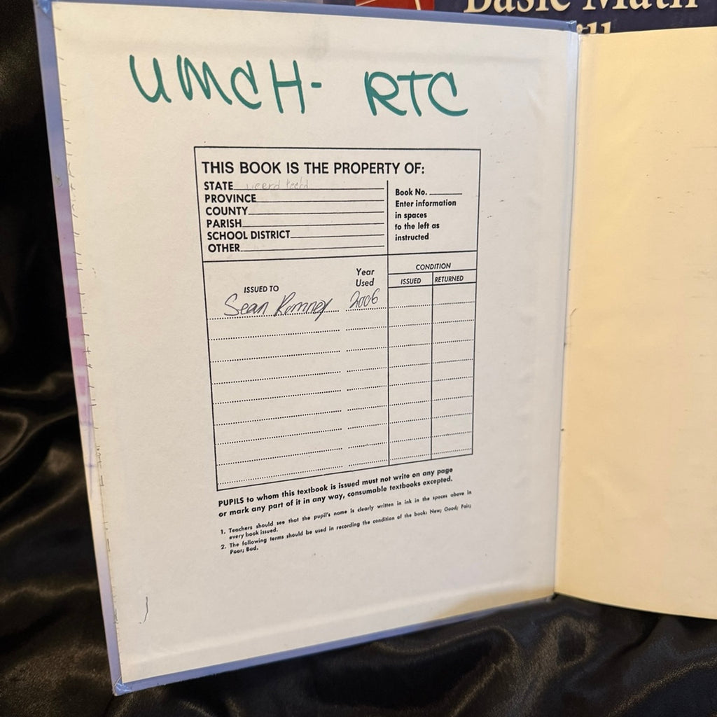 AGS Basic Math Skills Student and Teacher Text books