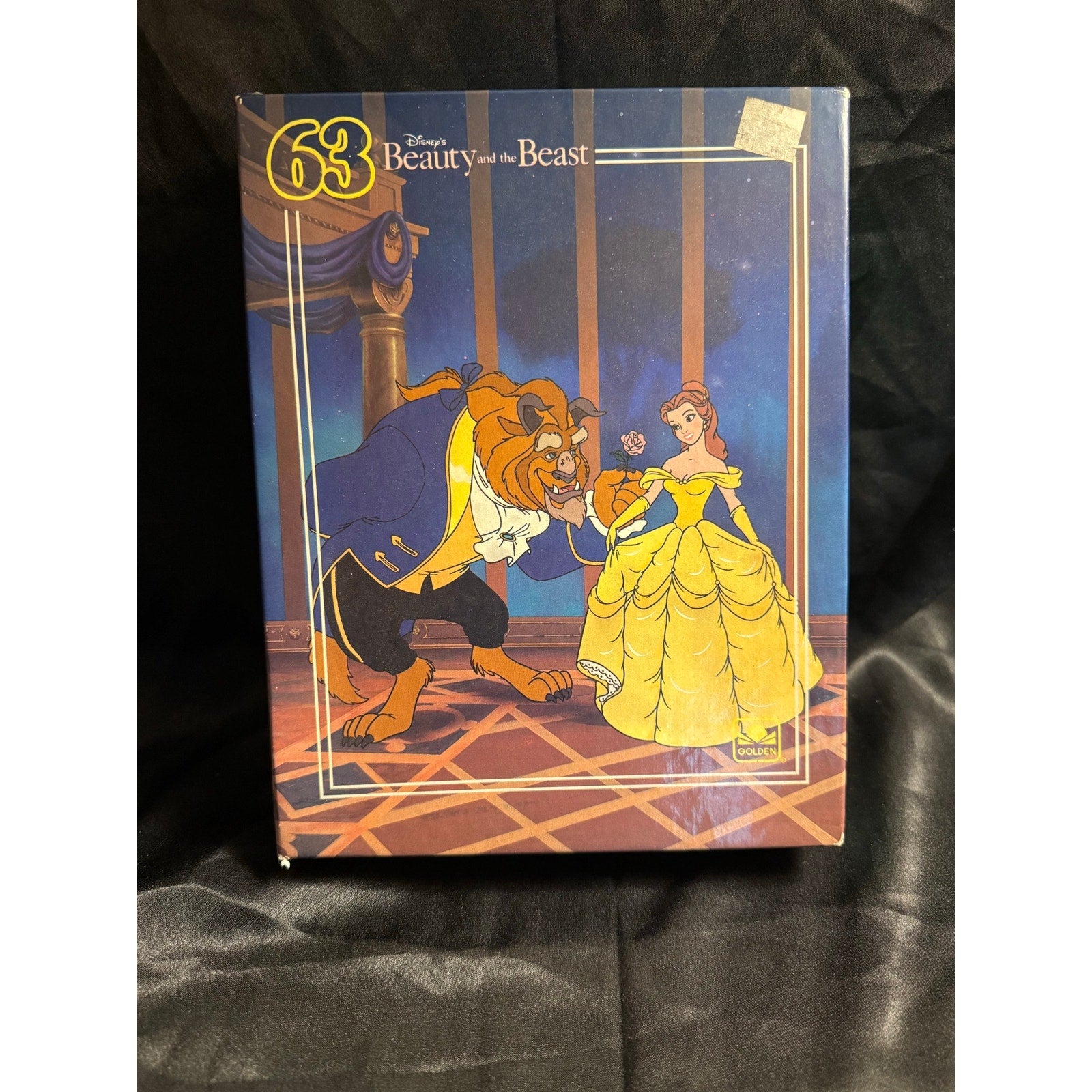Vintage 1991 Golden 63-piece puzzle Disney Beauty and the Beast complete
