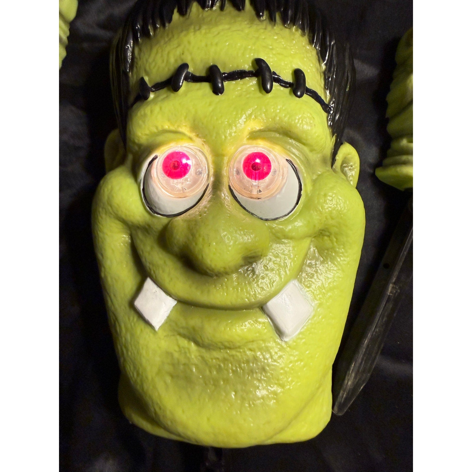 RARE Vintage 90’s Frankenstein Ground Breaker Blow Mold Halloween Eyes Light Up